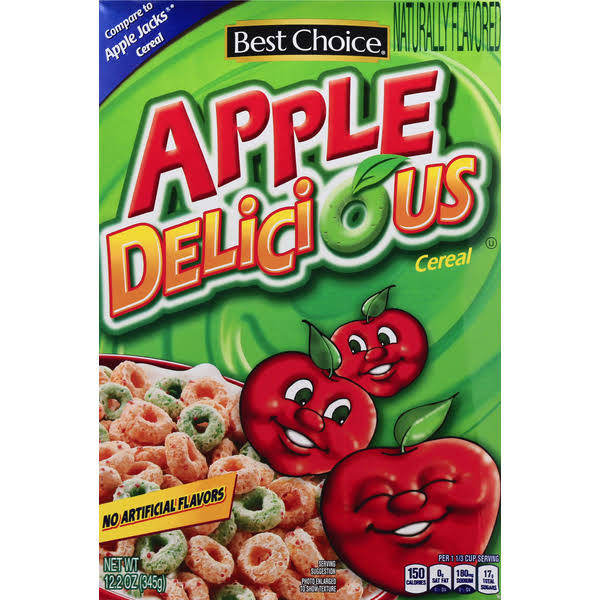 Best Choice Cereal, Apple Delicious - 12.2 oz