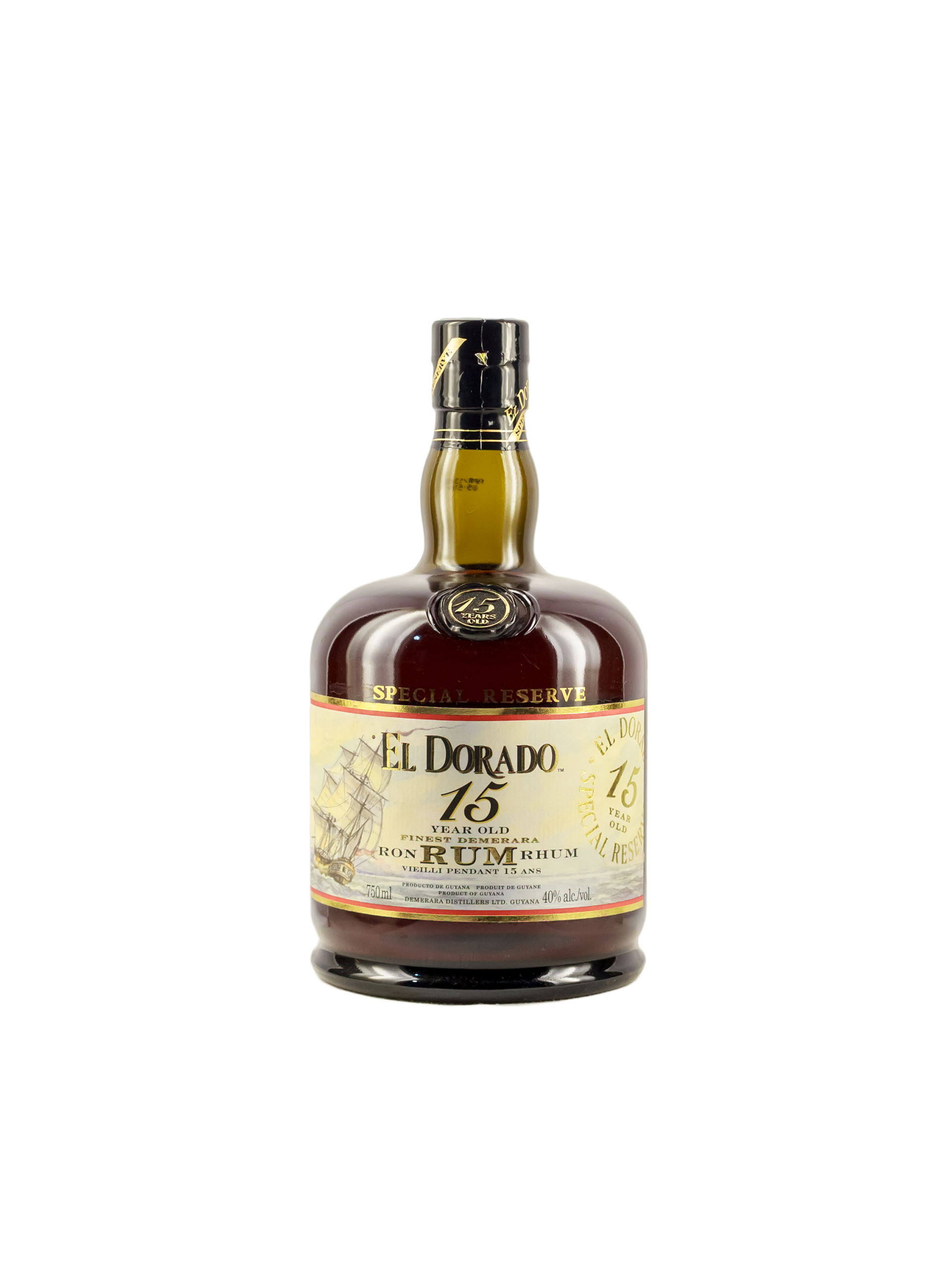 El Dorado Rum - 15 Year Old, 750ml