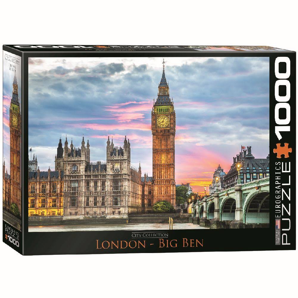 Eurographics Jigsaw Puzzle - London Big Ben, 1000pcs