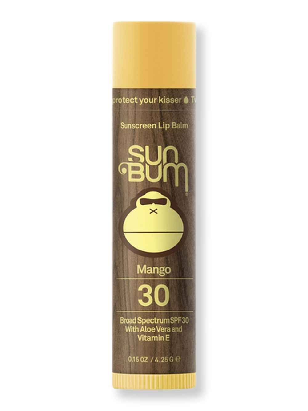 Sun Bum Scented Lip Balm - SPF 30, Mango, 0.15oz