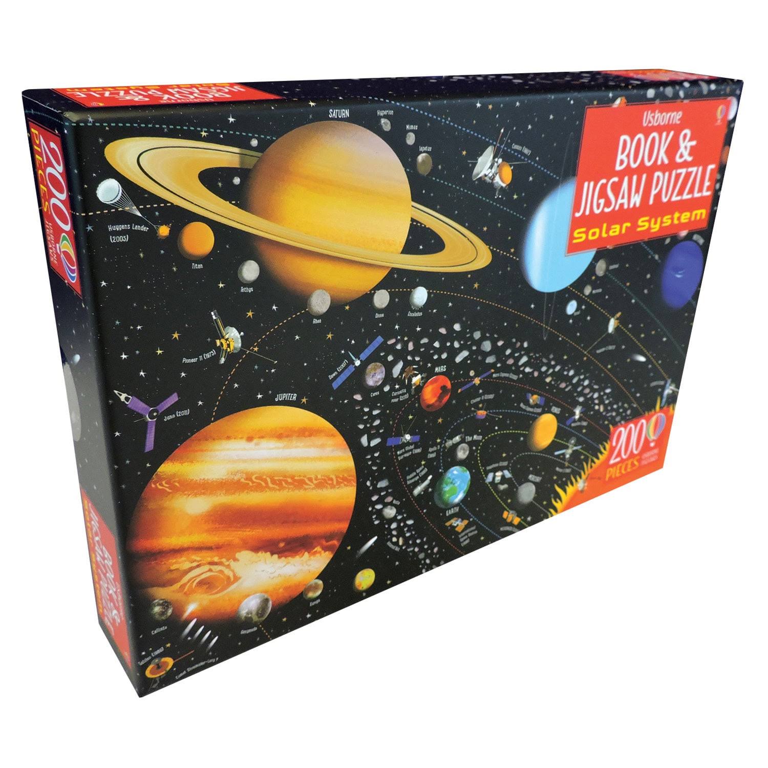 Usborne Book & Jigsaw Puzzle Solar System 200 Pcs