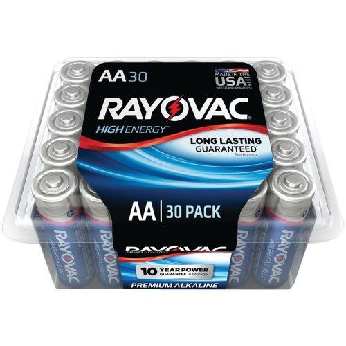 Rayovac AA Alkaline Batteries - 30 pk