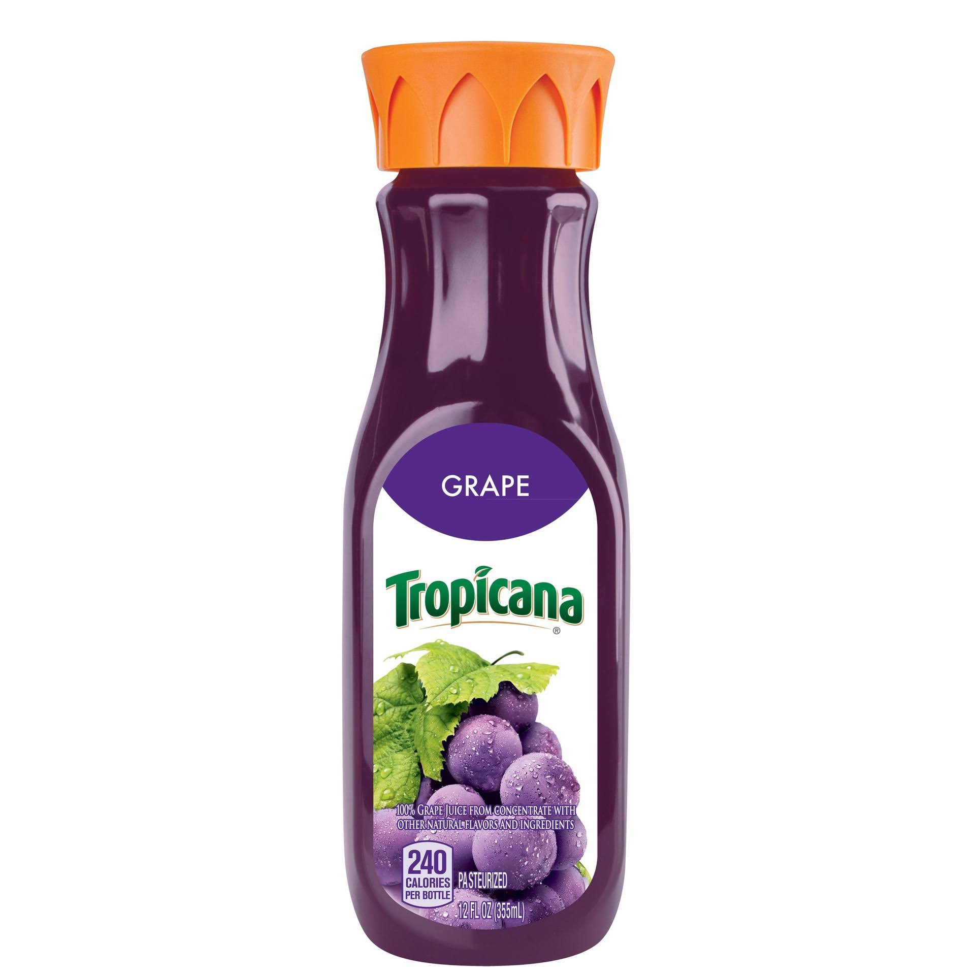 Tropicana Pure Premium Juice - Grape, 12oz