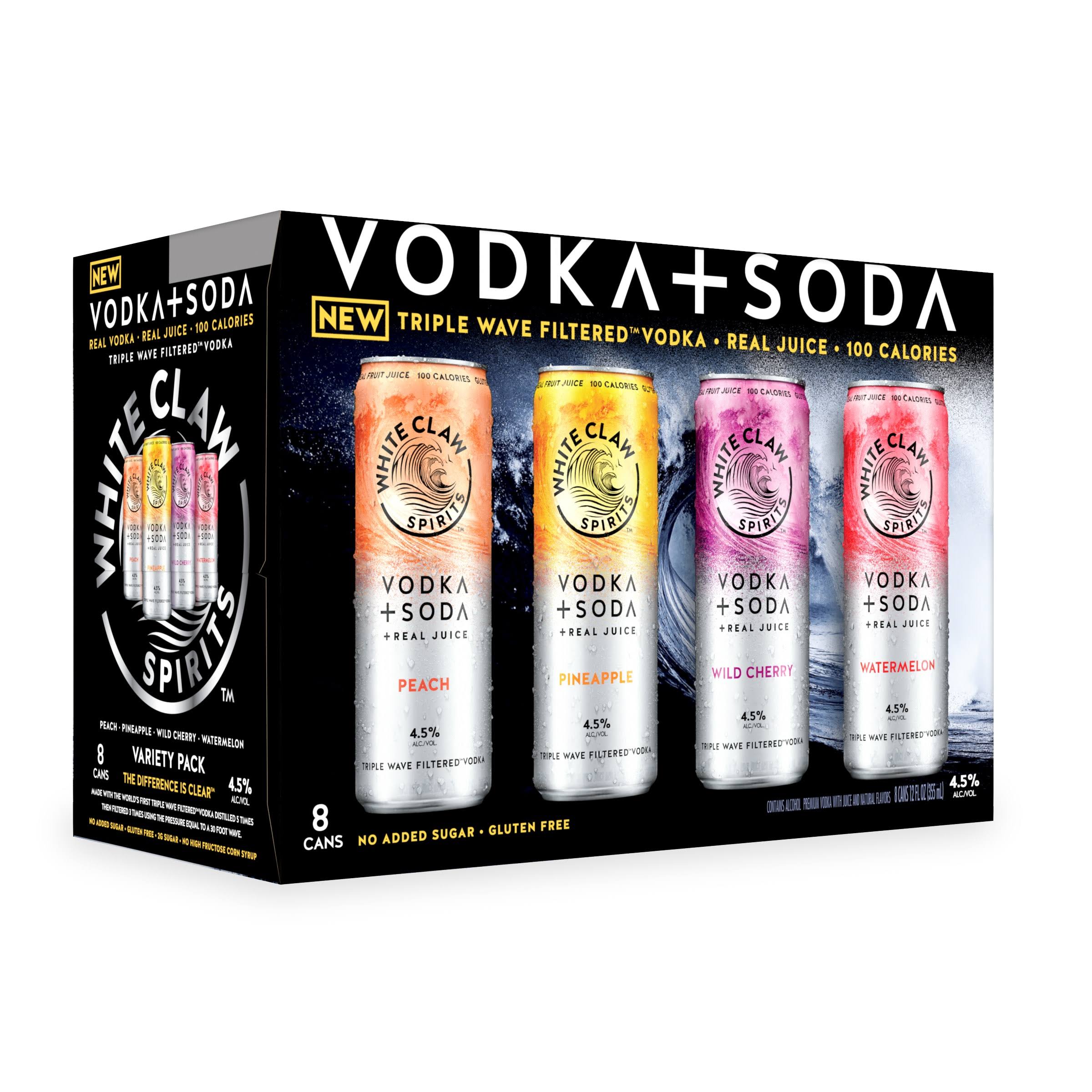 White Claw Vodka Soda Variety Pack