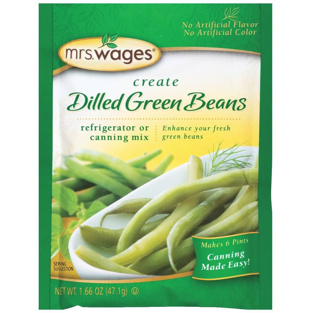 Mrs. Wages Dilled Green Beans Canning Mix Recipe - 1.7oz
