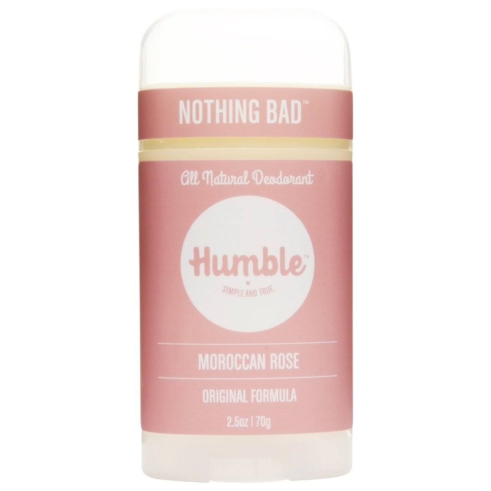 Humble Brands - All Natural Deodorant Stick Moroccan Rose - 2.5 OZ.