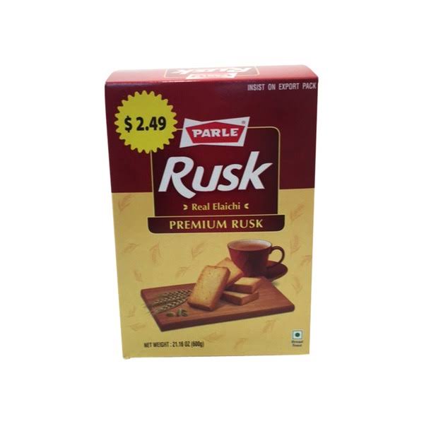 Parle Cardamom Elaichi Rusk Crispy Snack (600 Grams / 21.16 oz)