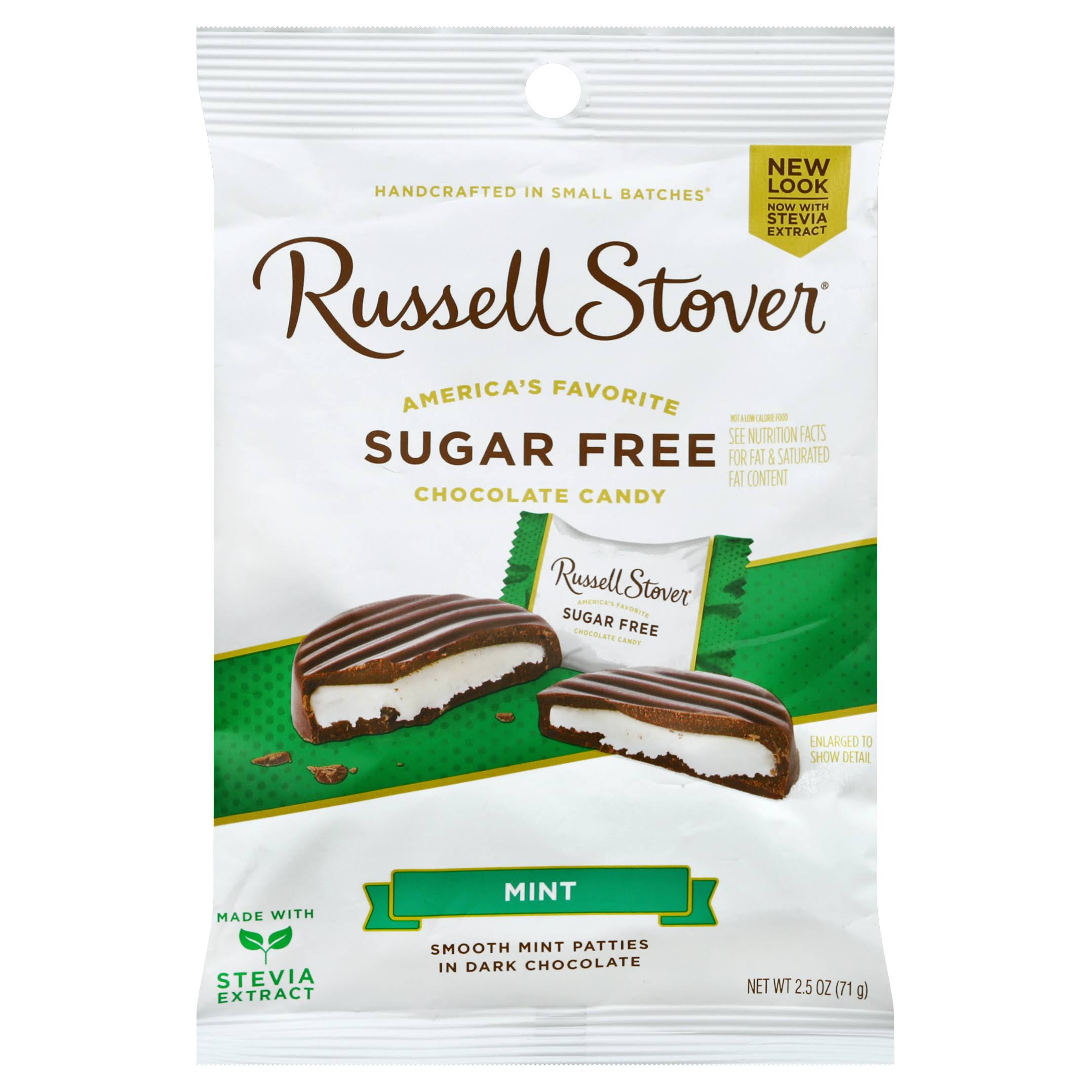 Russell Stover Sugar-Free Chocolate Covered Candy - Mint, 3oz