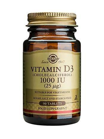 Solgar Vitamin D3 (Cholecalciferol) - 1000iu (25ug), 90 Tablets