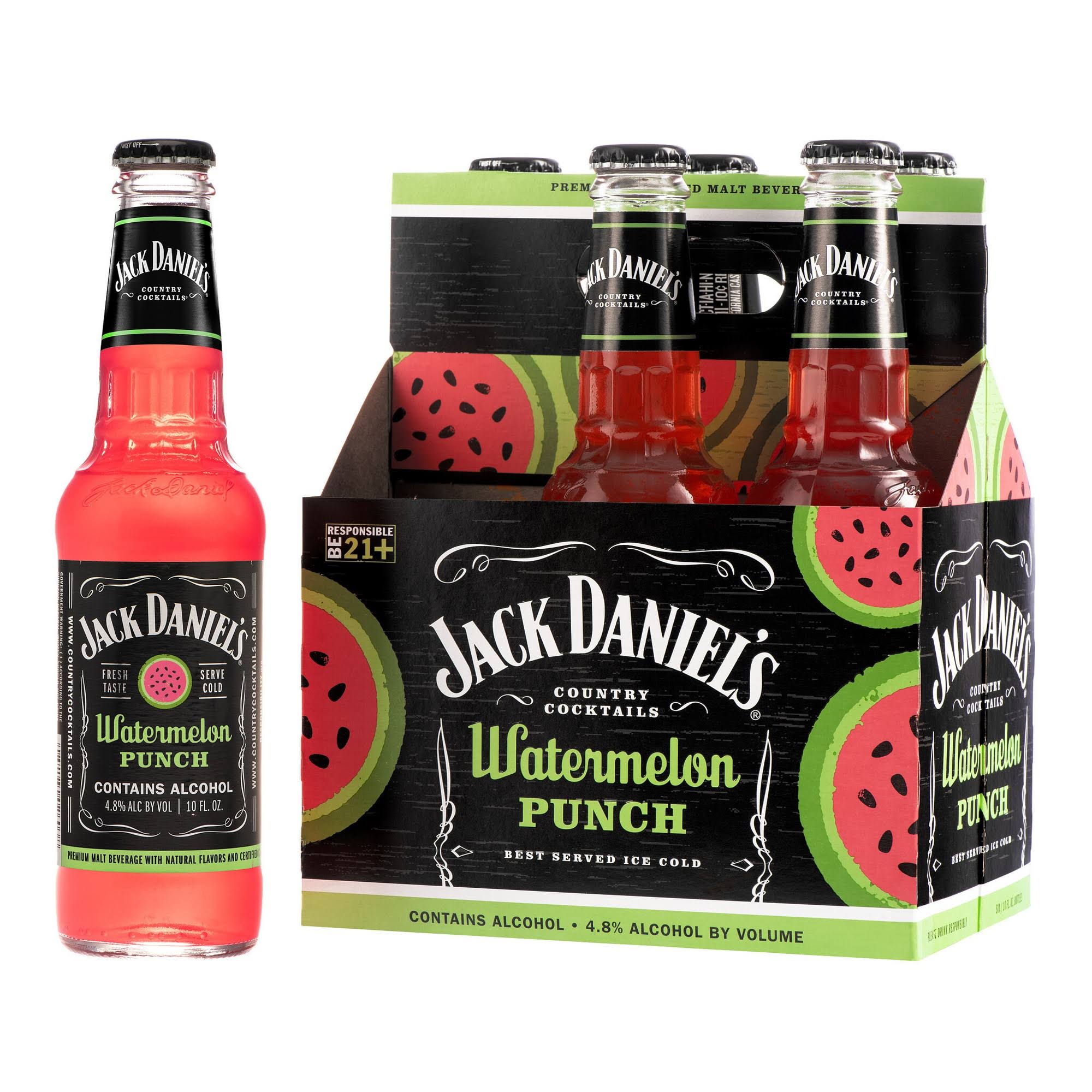 Jack Daniel's Country Cocktail - 10oz, Watermelon Punch