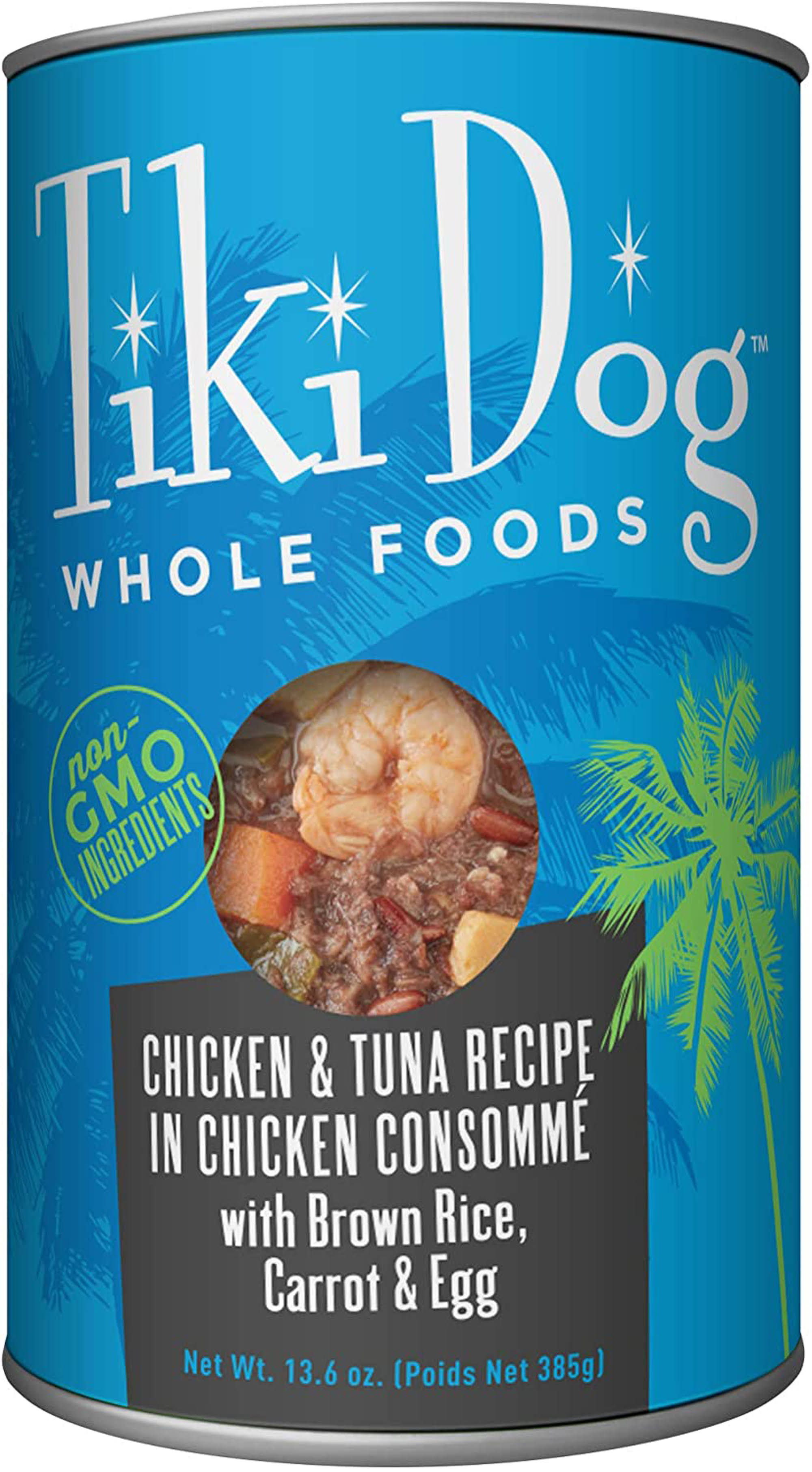 Tiki Pet Luau Whole Food Canned Dog Food 13.6oz, Tuna Consomme