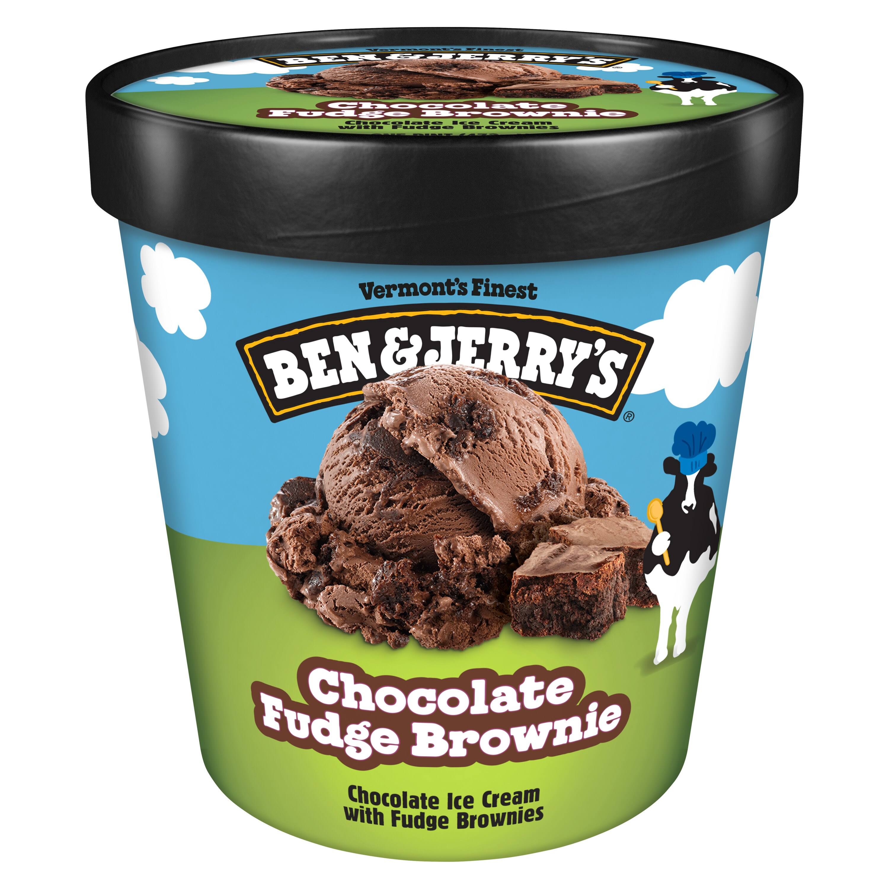 Ben and Jerry's Ice Cream - Chocolate Fudge Brownie, 16oz
