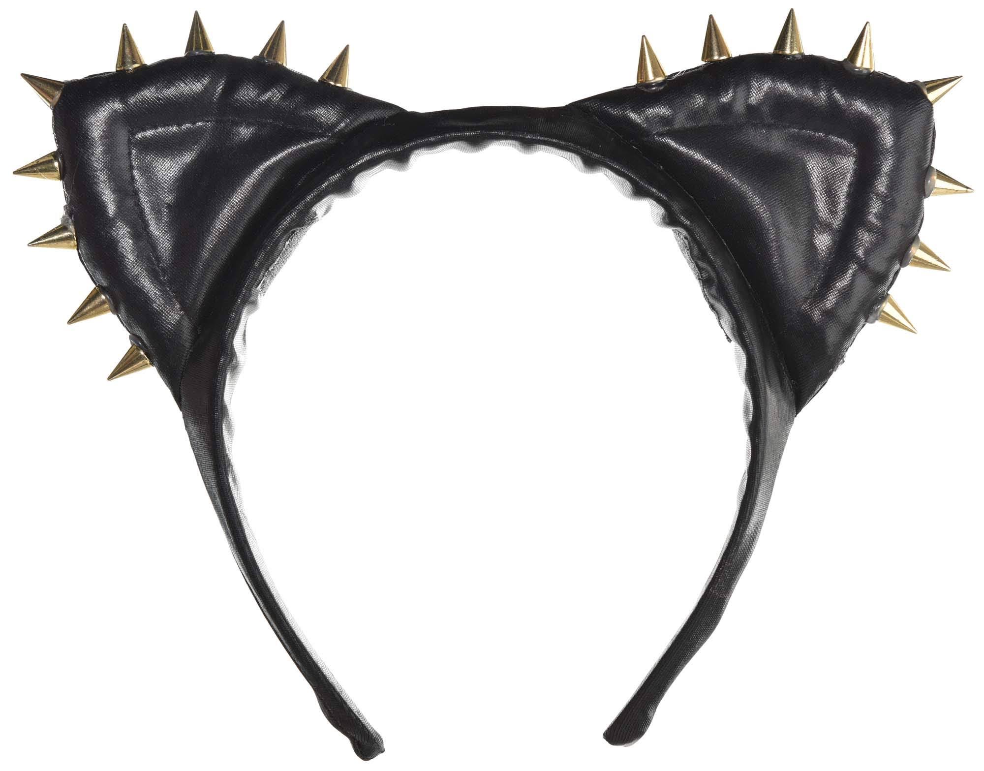 Amscan Adult Rebel Glam Cat Ears Headband Accessory Halloween Costume