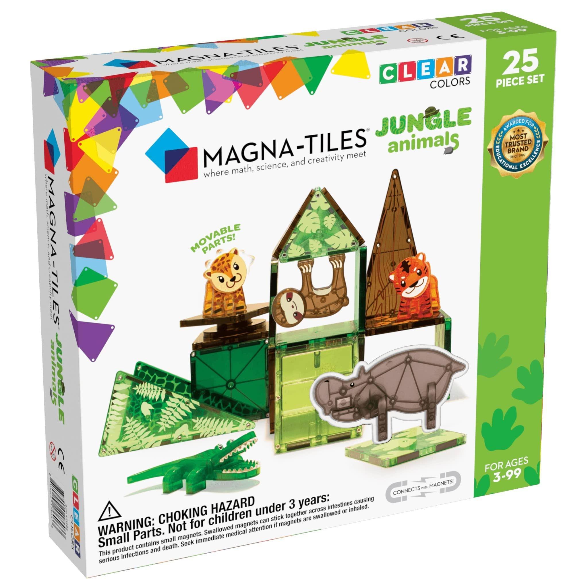 Magna Tiles Jungle Animals 25 Piece Set