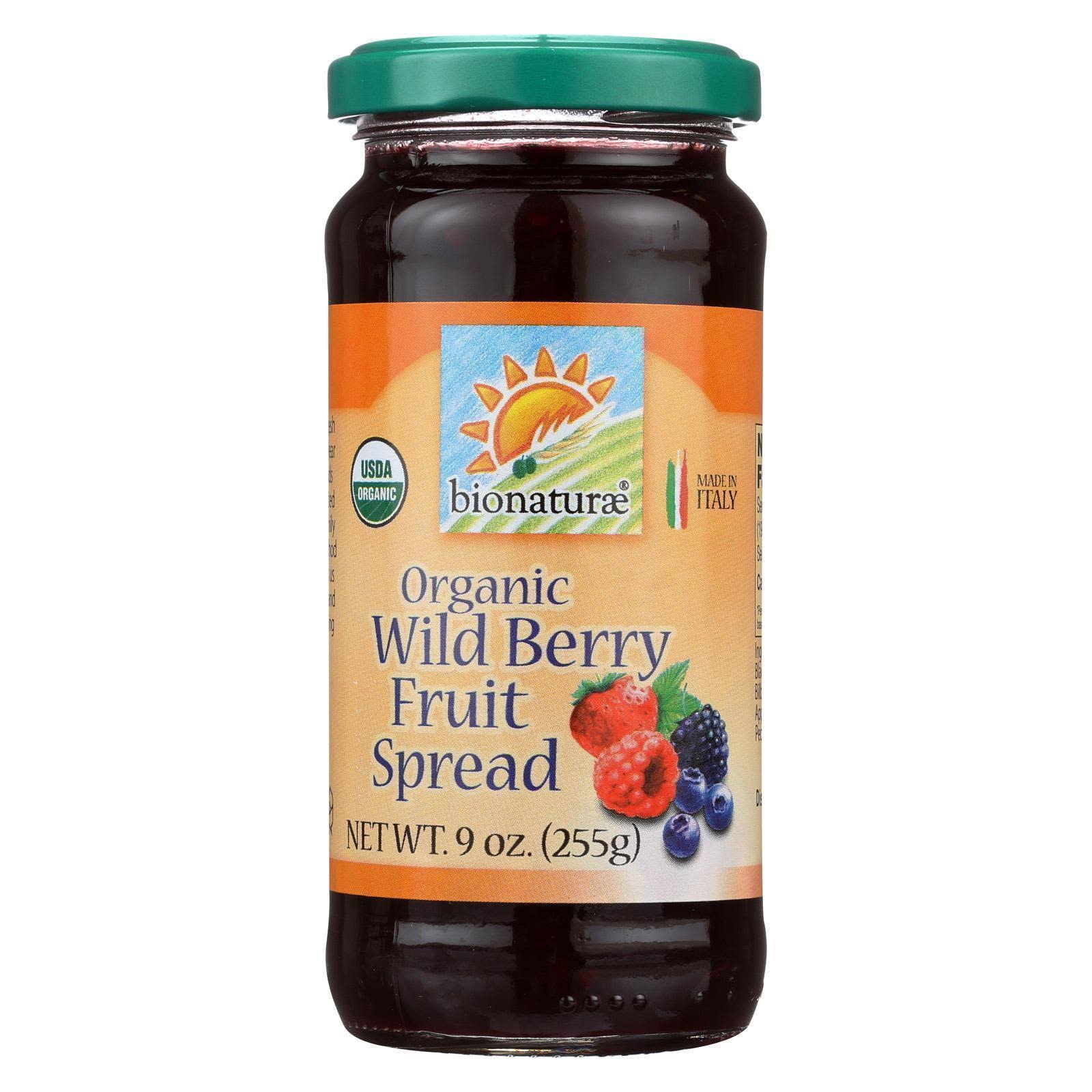 Bionaturae Fruit Spread Wild Berry Org, 9 oz