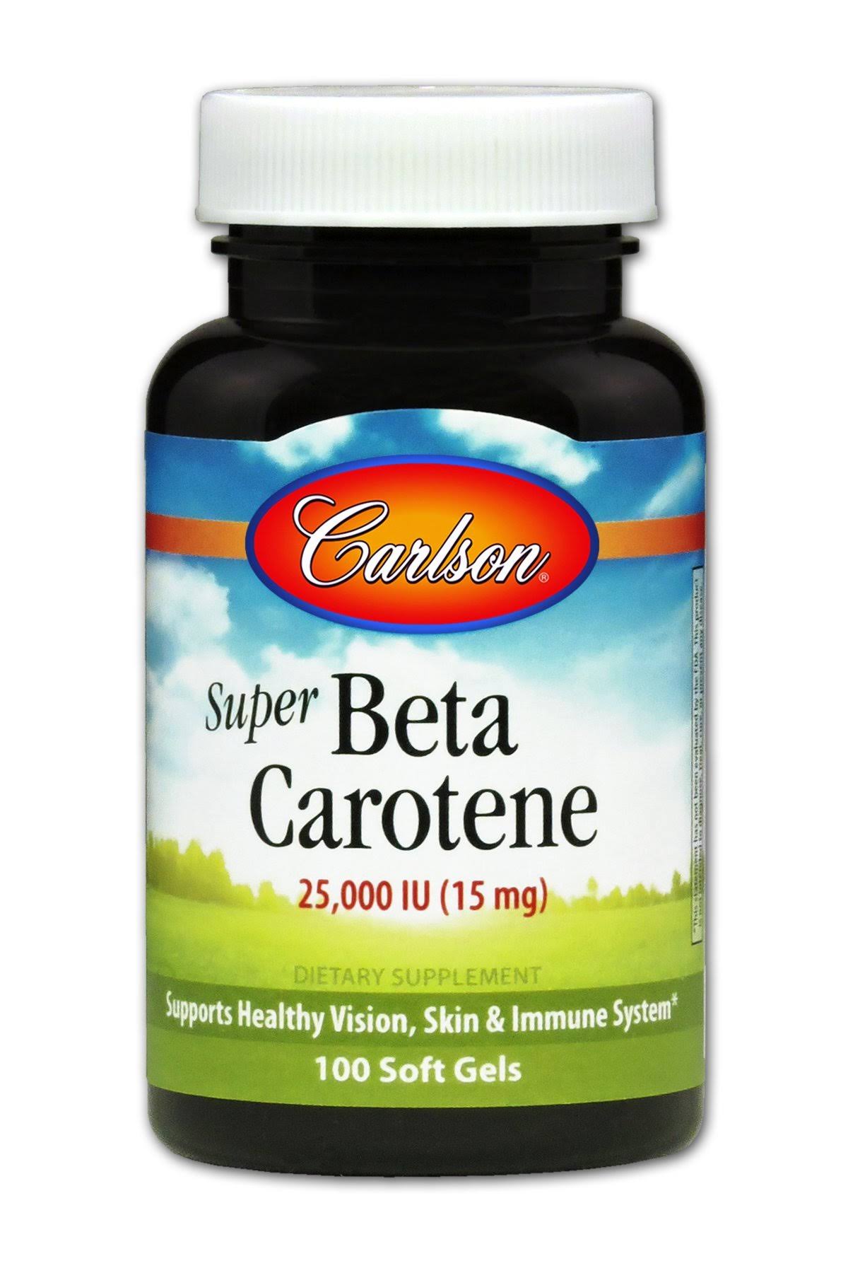 Carlson Laboratories Super Beta-Carotene Antioxidant - 16mg, 100 Softgels