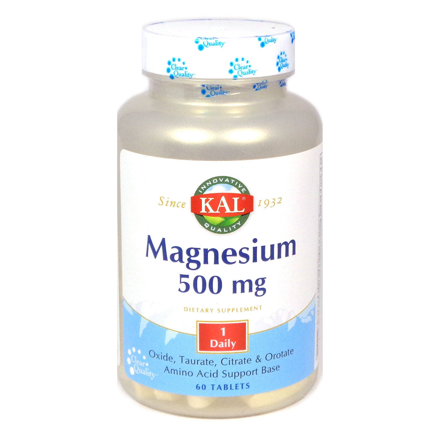 Kal Magnesium Supplement - 60ct, 500mg
