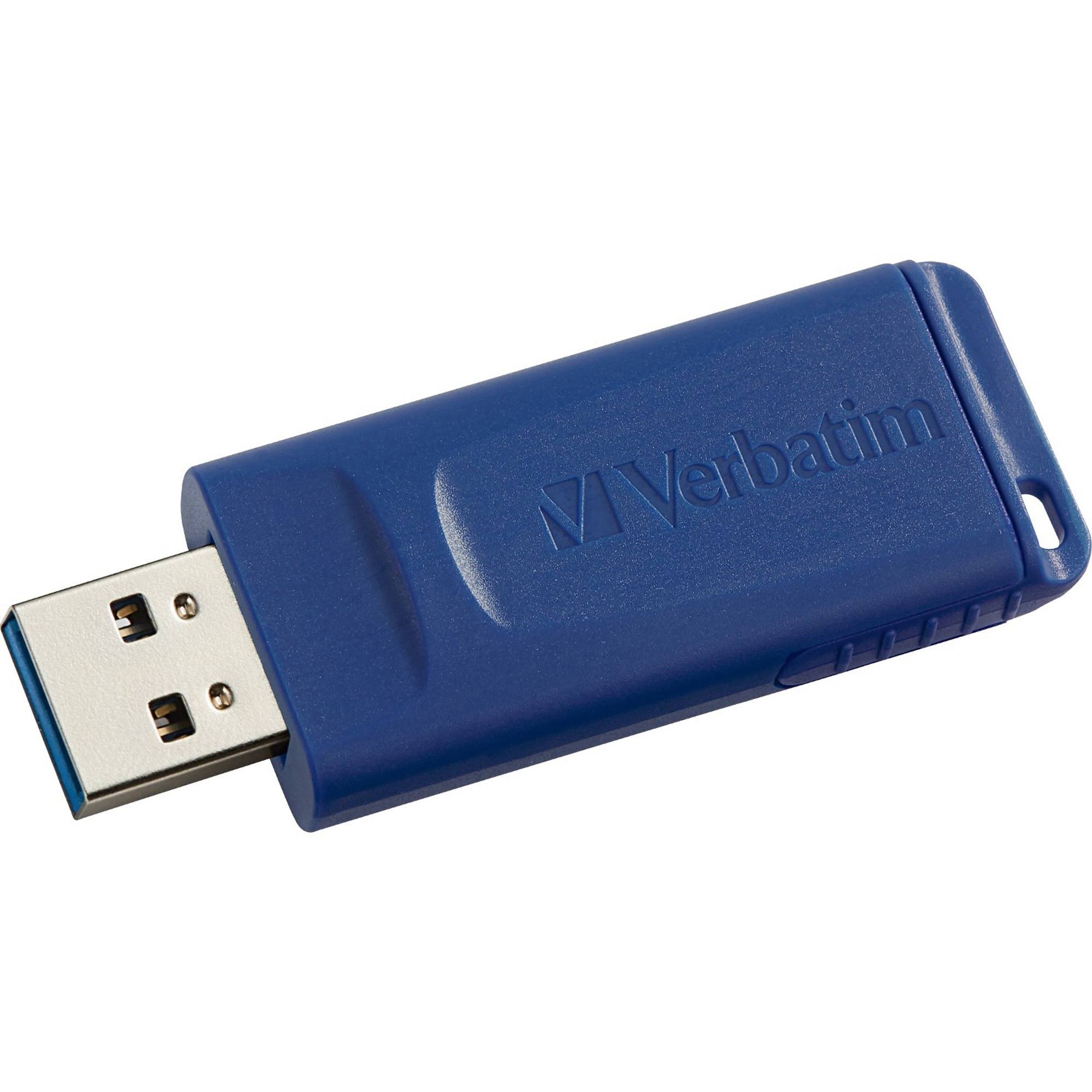 Verbatim 97408 USB Flash Drive - Blue, 32GB