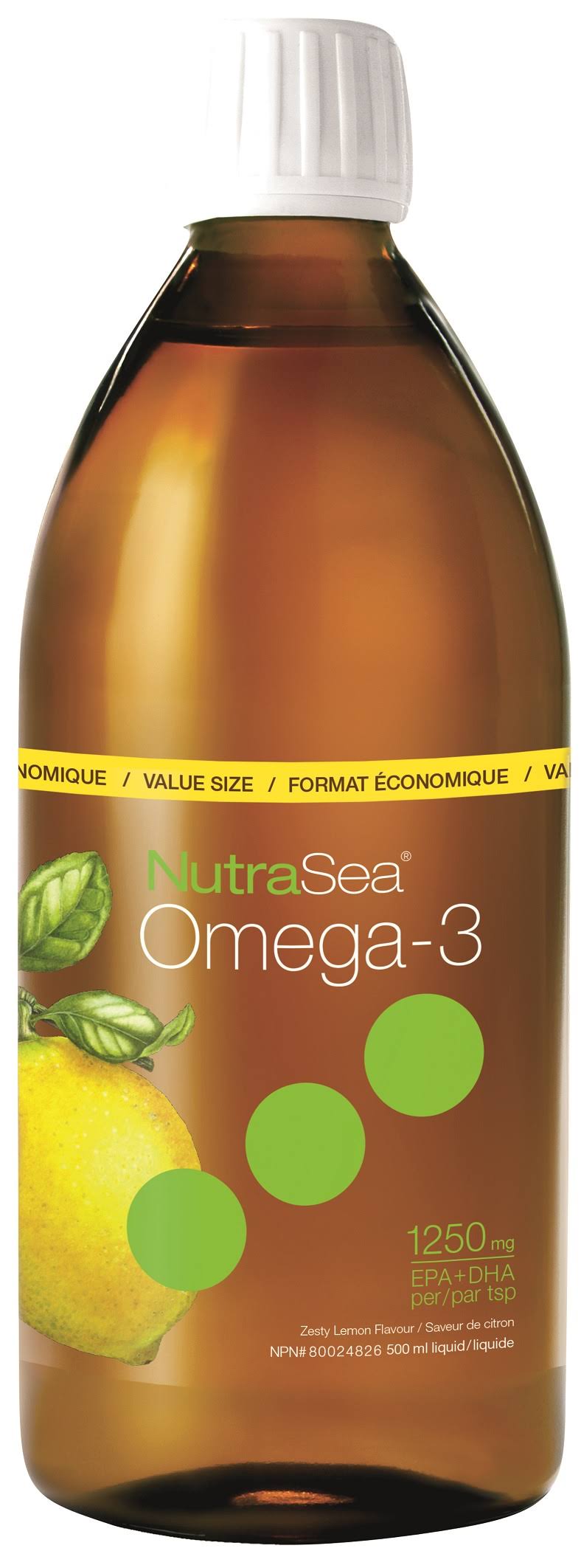 Nutrasea Eco Omega 3 Liquid - Lemon Flavour