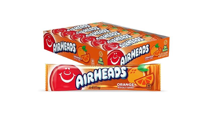 Air Heads Candy - Orange, 0.55oz