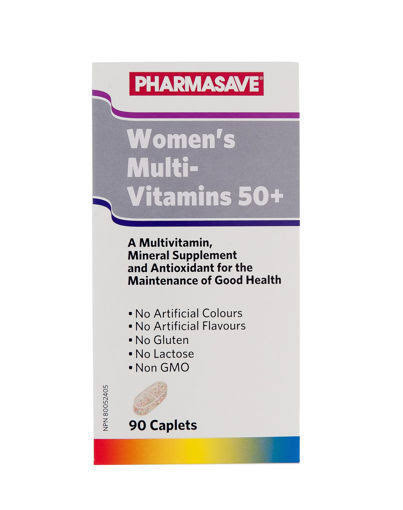 PHARMASAVE MULTIVITAMINS 50+ WOMENS CAPLETS 90S