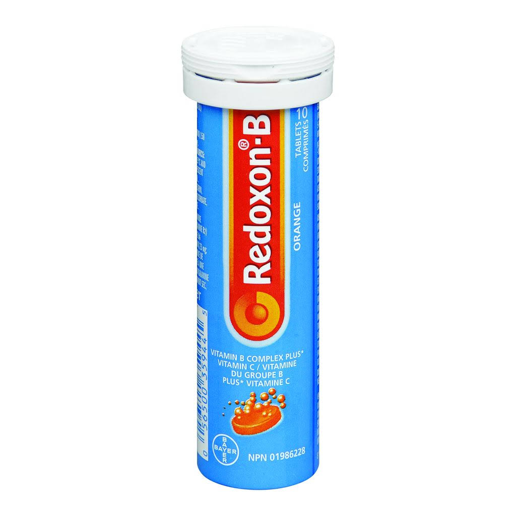 Redoxon B Vitamin B Complex Plus Vitamin C Orange Tablets - 10ct