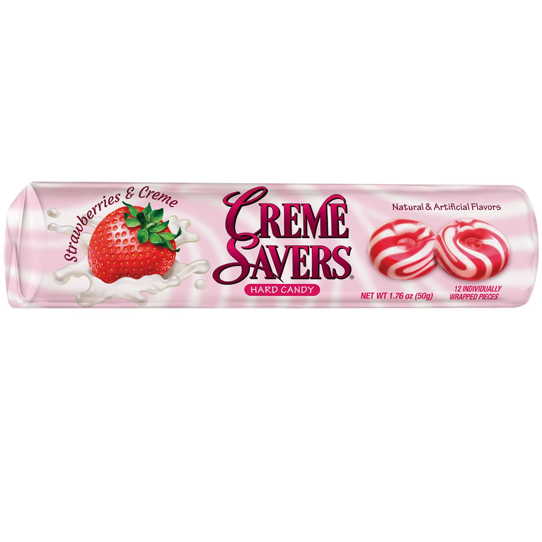 Creme Savers Strawberries And Creme Hard Candy