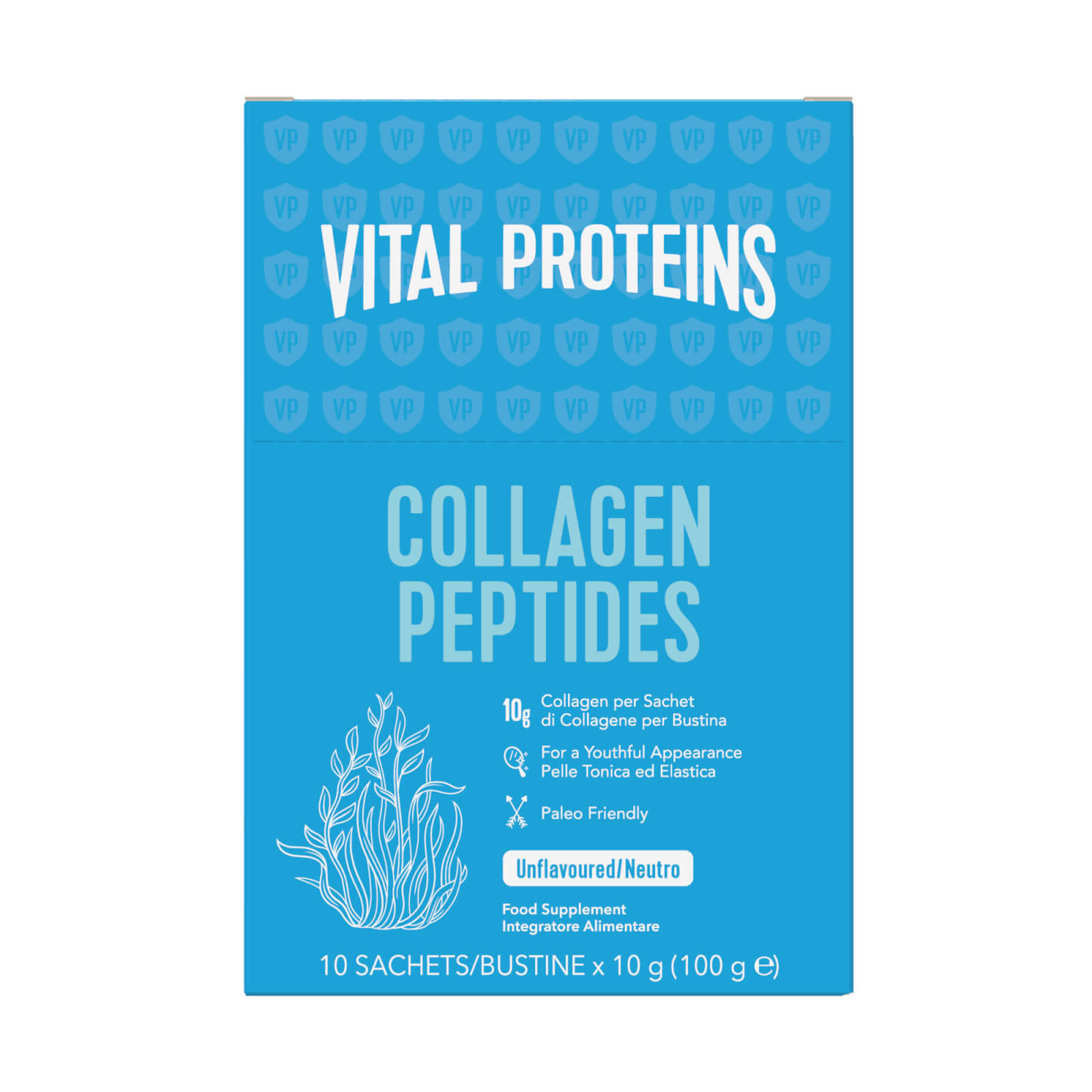 Vital Proteins Collagen Peptides 10 Stick Pack Box - Unflavoured (Uk)
