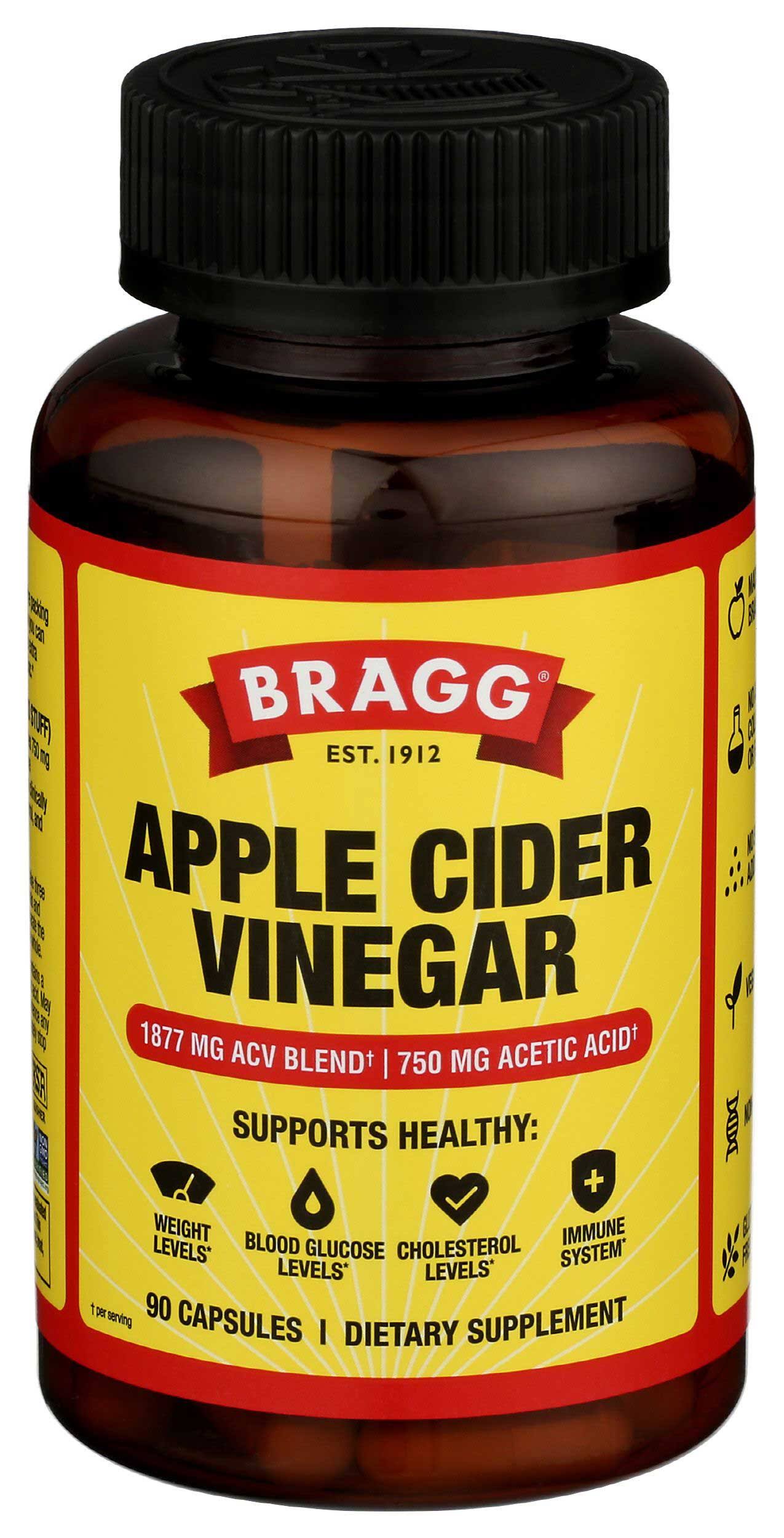 Bragg Apple Cider Vinegar, Capsules - 90 capsules