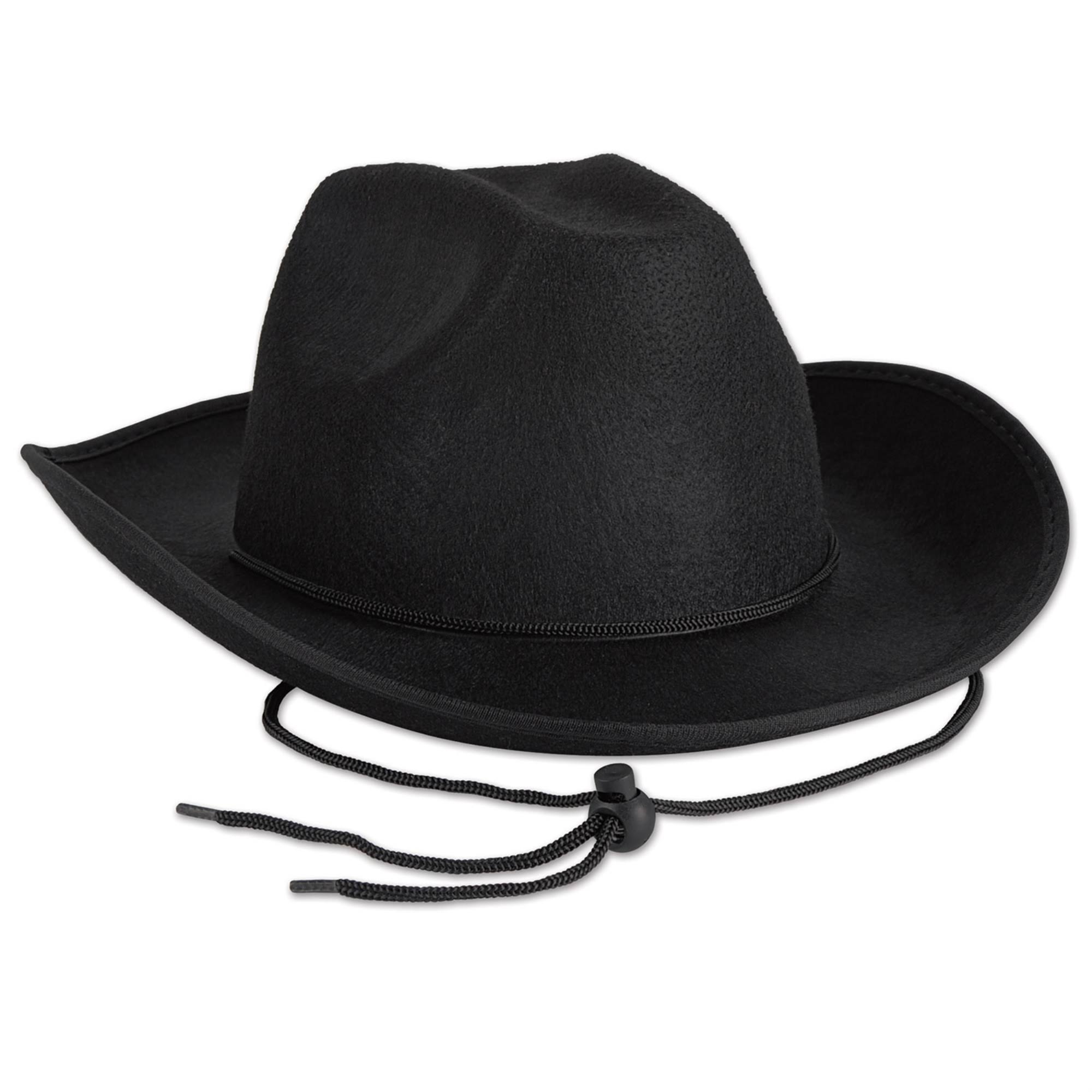 Beistle Black Felt Cowboy Hat