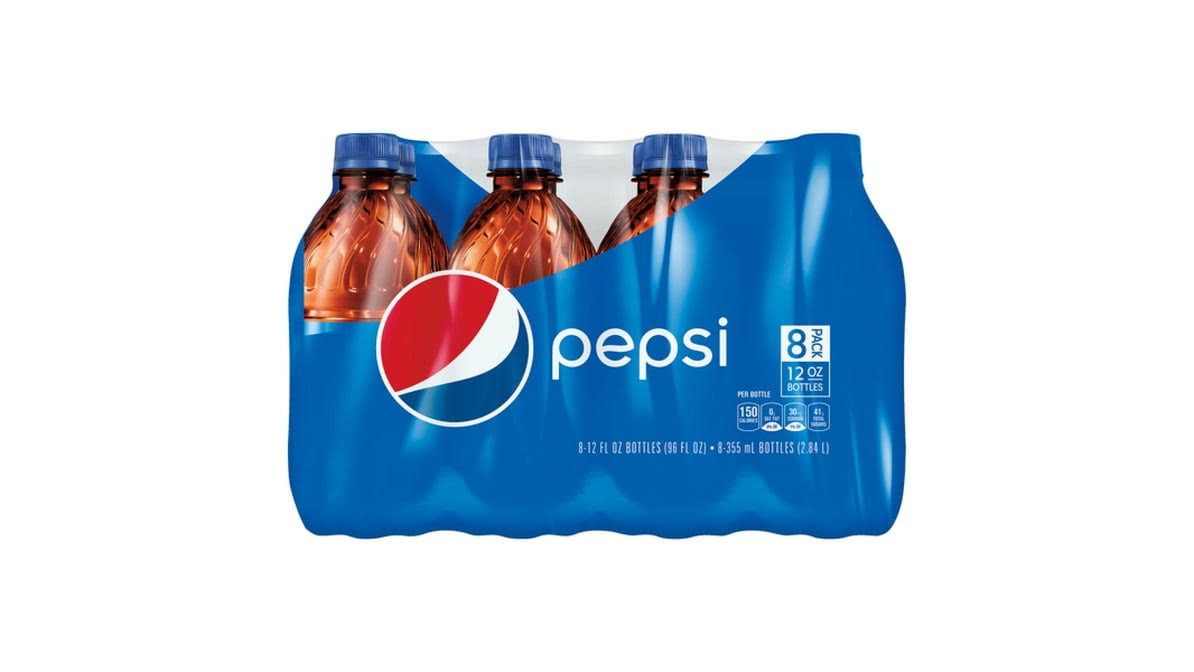 Pepsi Cola - 12 fl oz, 8 pack