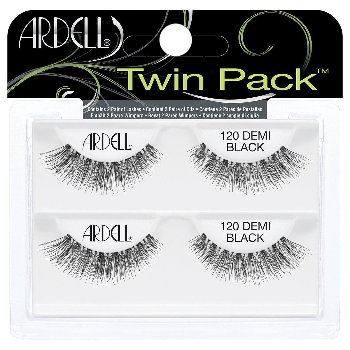 Ardell Twin Pack Lashes - 120 False Eyelashes Black