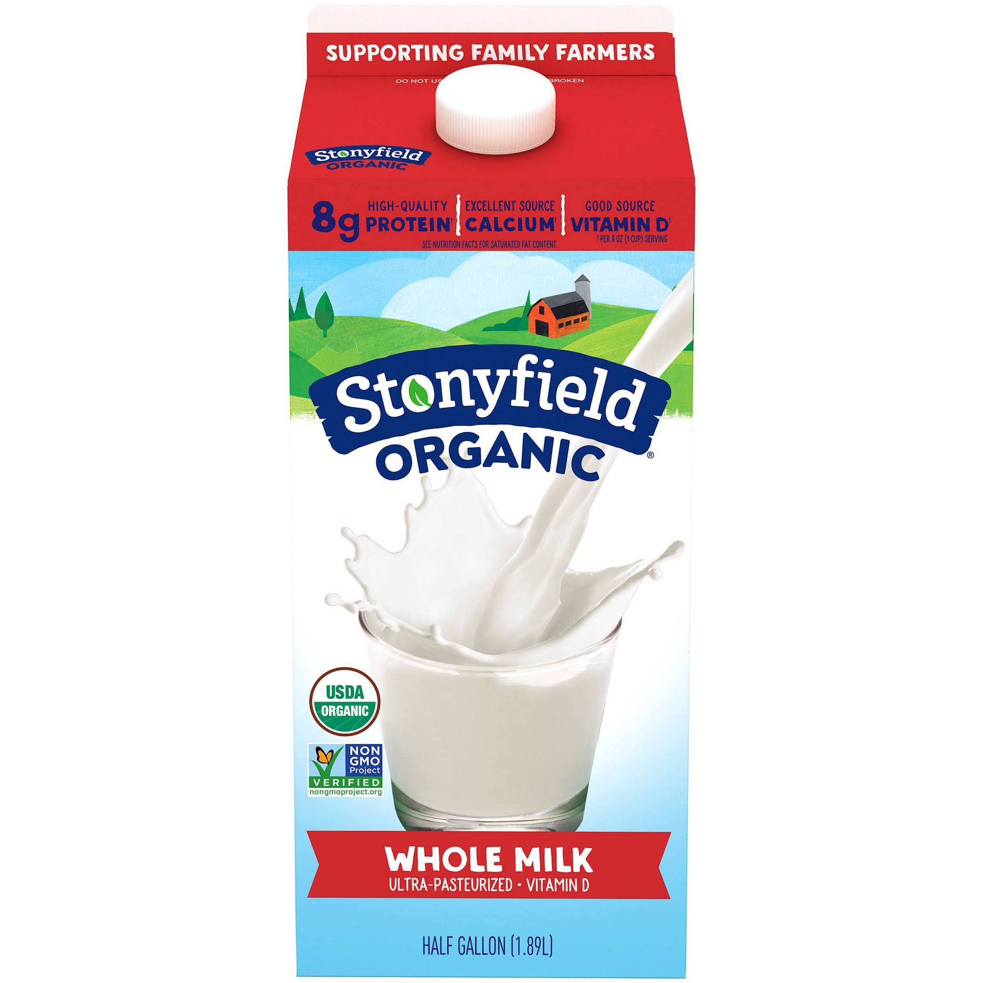 Stonyfield Organic Milk - 64oz