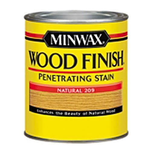 Minwax 22090 Wood Finish Interior Wood Stain - Natural, 1/2 Pint