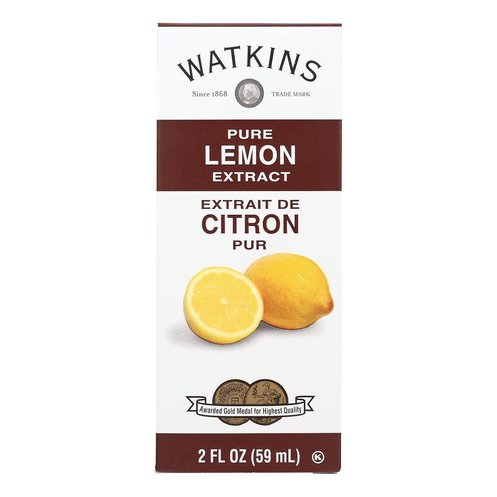 Watkins Pure Lemon Extract - 2oz