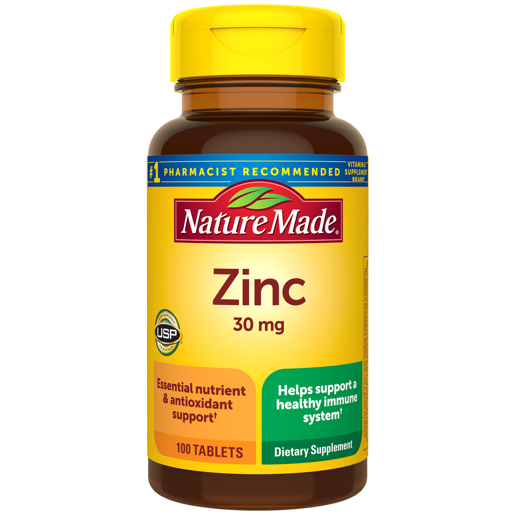 Nature Made Zinc 30mg Tablets - x100