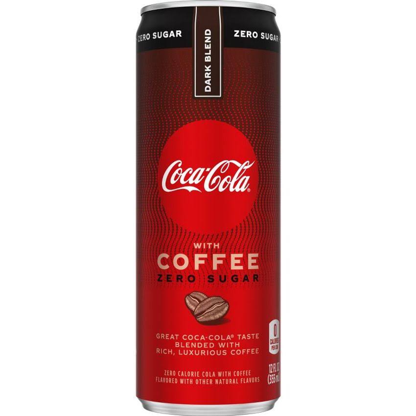 Coca-Cola Cola with Coffee, Zero Sugar, Dark Blend - 12 fl oz