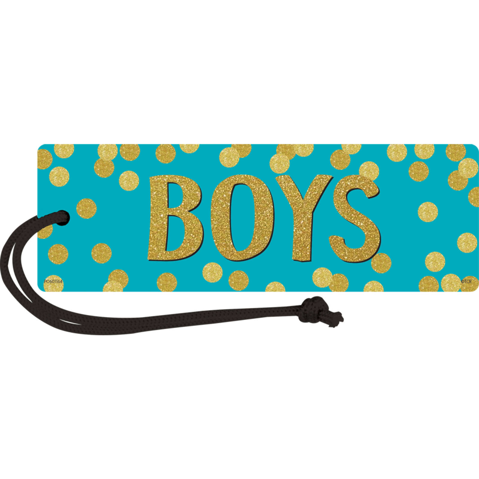 Teacher Created Resources TCR77395 6.75 x 2.25 in. Confetti Magnetic Boys Pass