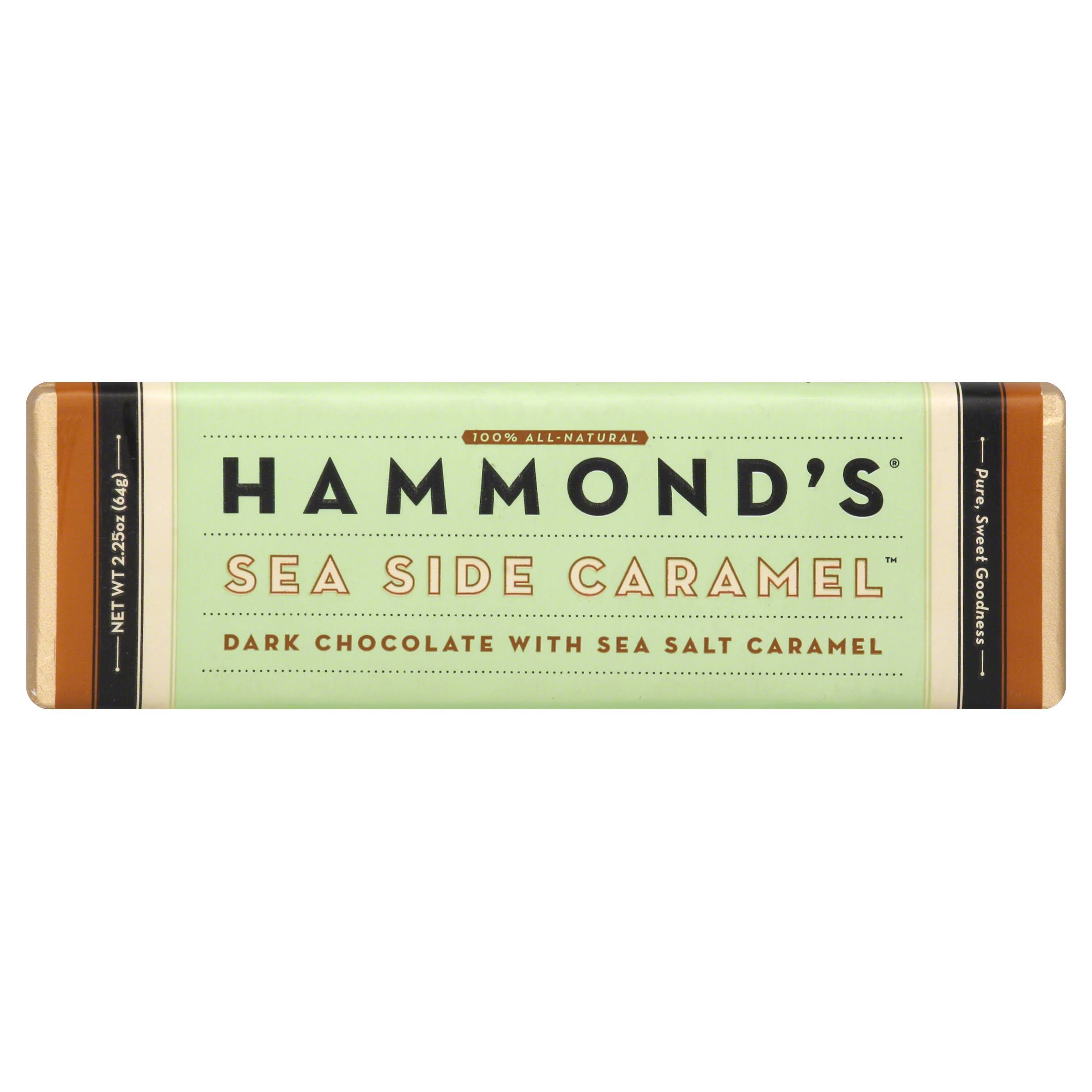 Hammond's Candies Sea Side Caramel Dark Chocolate - with Sea Salt Caramel