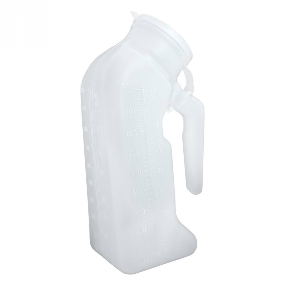 Medpro Portable Male Urinal - 1000cc Capacity, with Snap-On Lid