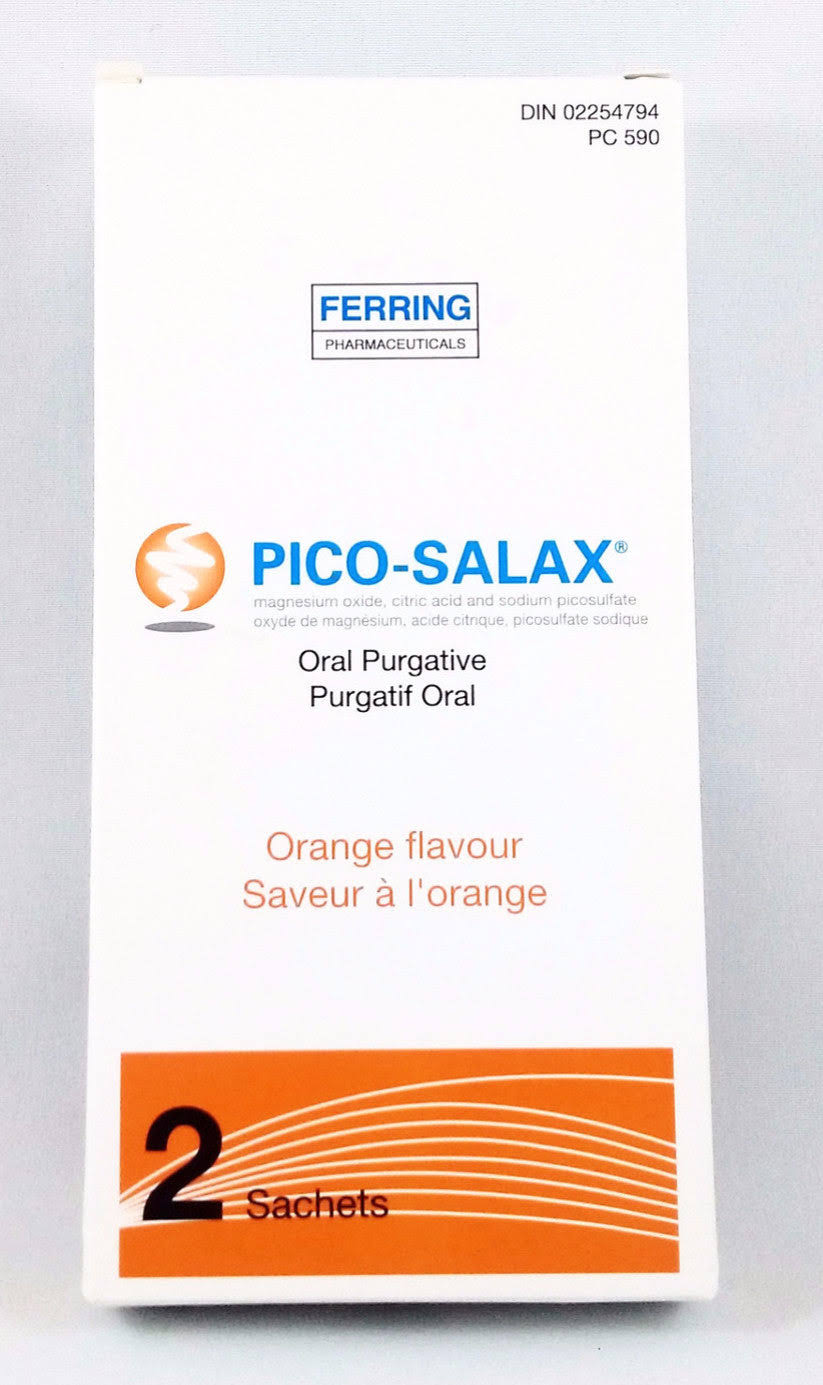 Pico-Salax Oral Purgative - Orange, 2 Sachets