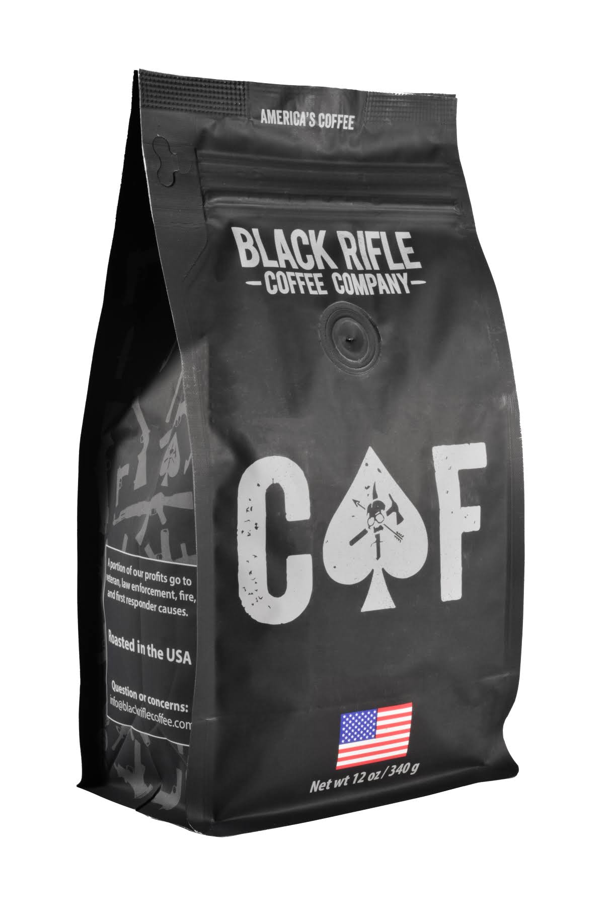 Caf Coffee Roast Ground-12 oz Bag | Black Rifle Coffee Company