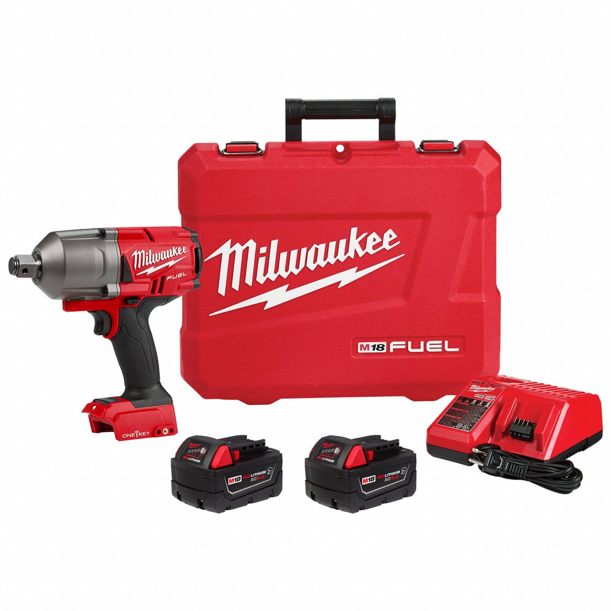 Milwaukee 2864-22R M18 FUEL w/ ONE-KEY High Torque Impact Wrench 3/4" Friction Ring Kit
