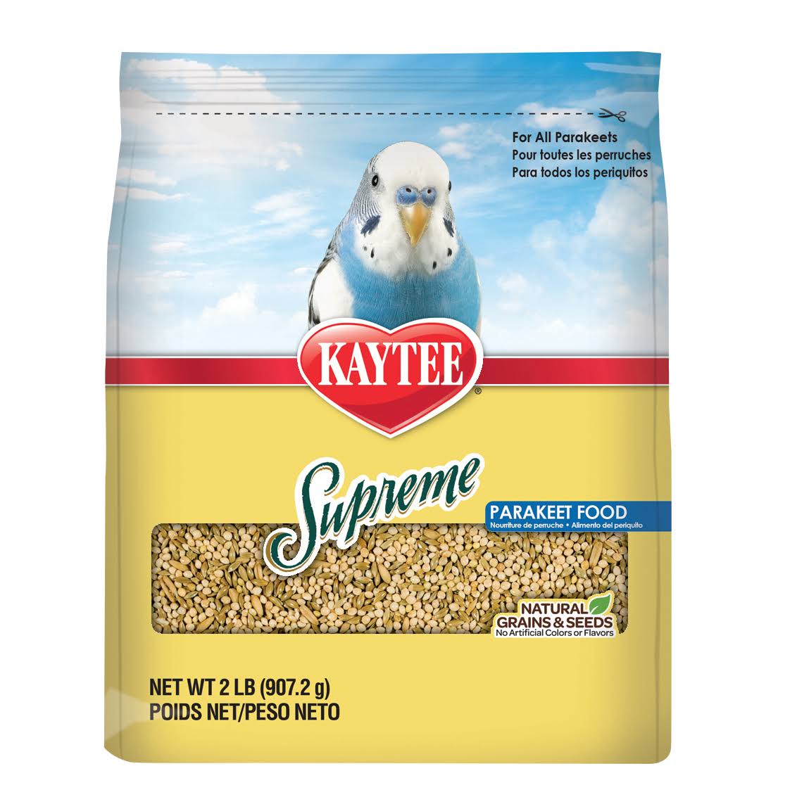 Kaytee Supreme Bird Food for Parakeets - 2lb