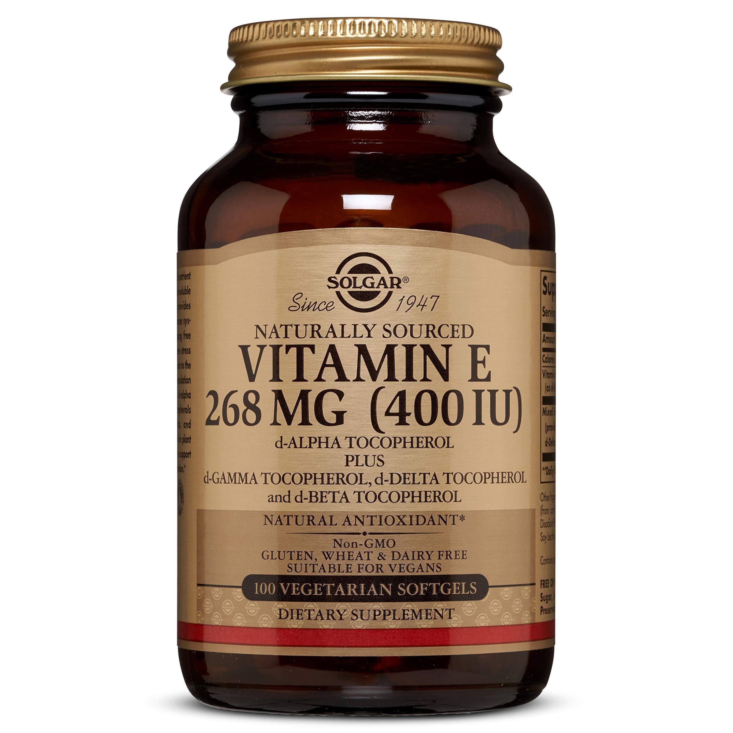 Solgar Vitamin E 400 IU Supplement - 100 Veggie Caps