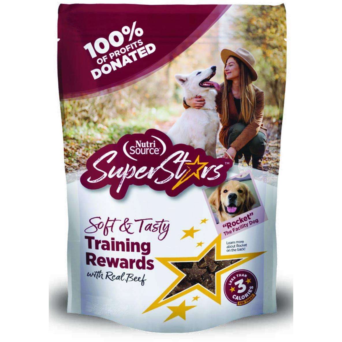 NutriSource - Soft & Tasty Beef Training Rewards Dog Treats 4-oz