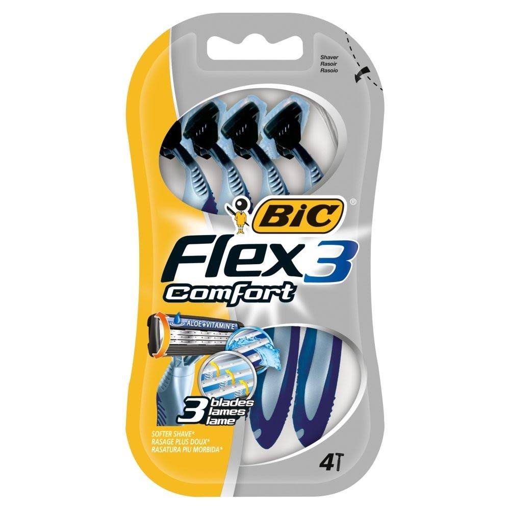 Bic Flex 3 Comfort Men's Razor - Pack of 4
