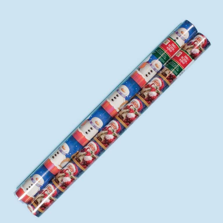 Assorted Christmas Gift Wrap 30" 80 SQFT (Case of 36) IG106636