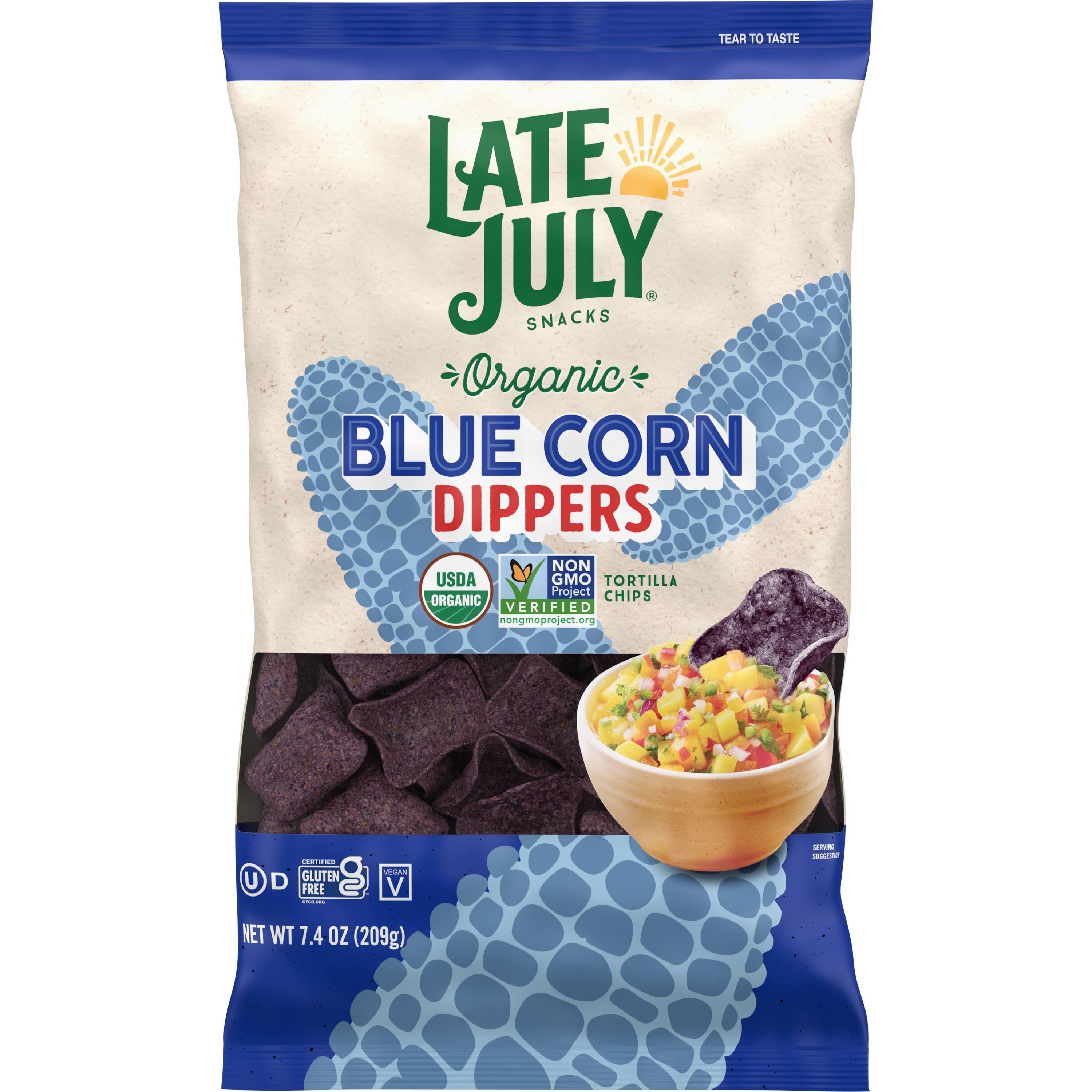 Late July Snacks - Tortchp Dppr Blu Corn - Case of 9-7.4 oz