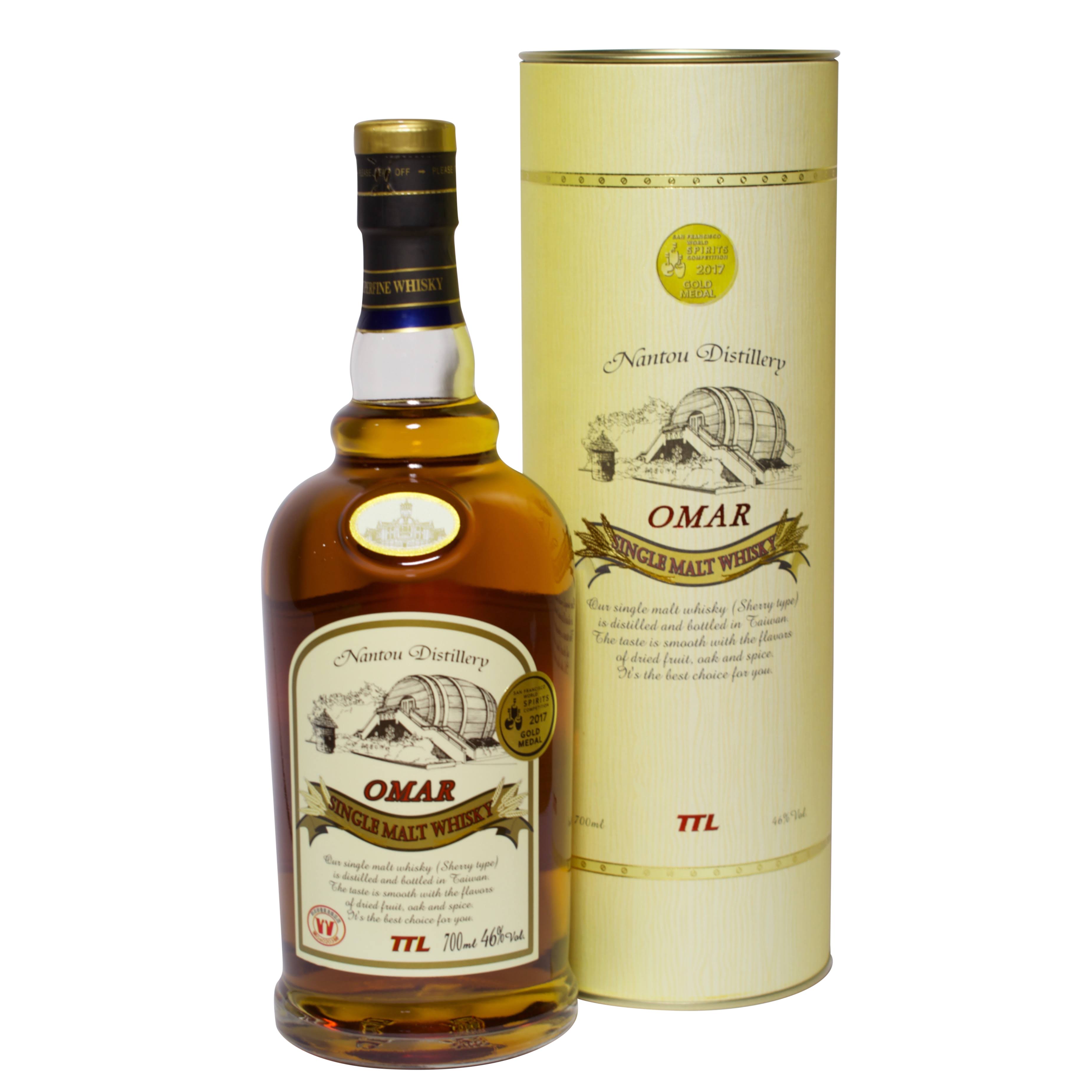 Omar Sherry Cask Single Malt Whiskey 750ml
